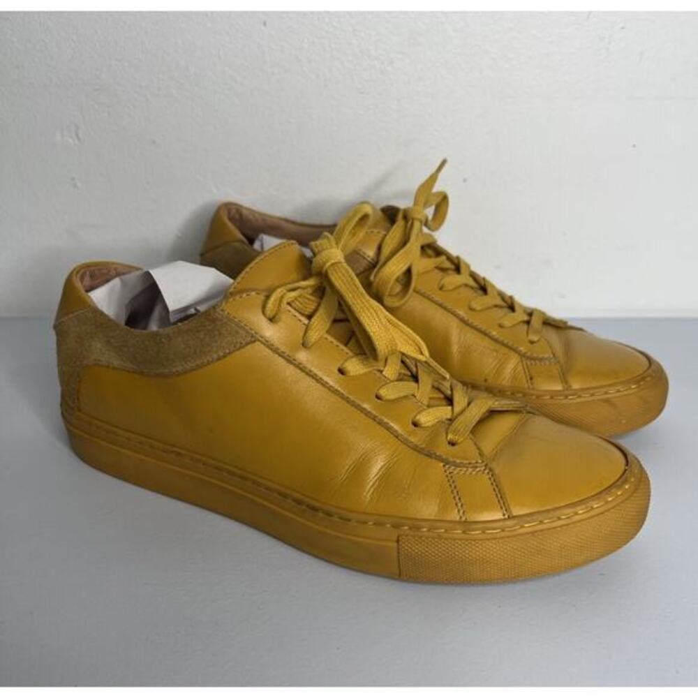 KOIO Capri Zafferano Yellow Leather Shoes Casual Size 39/US Womens’s 9